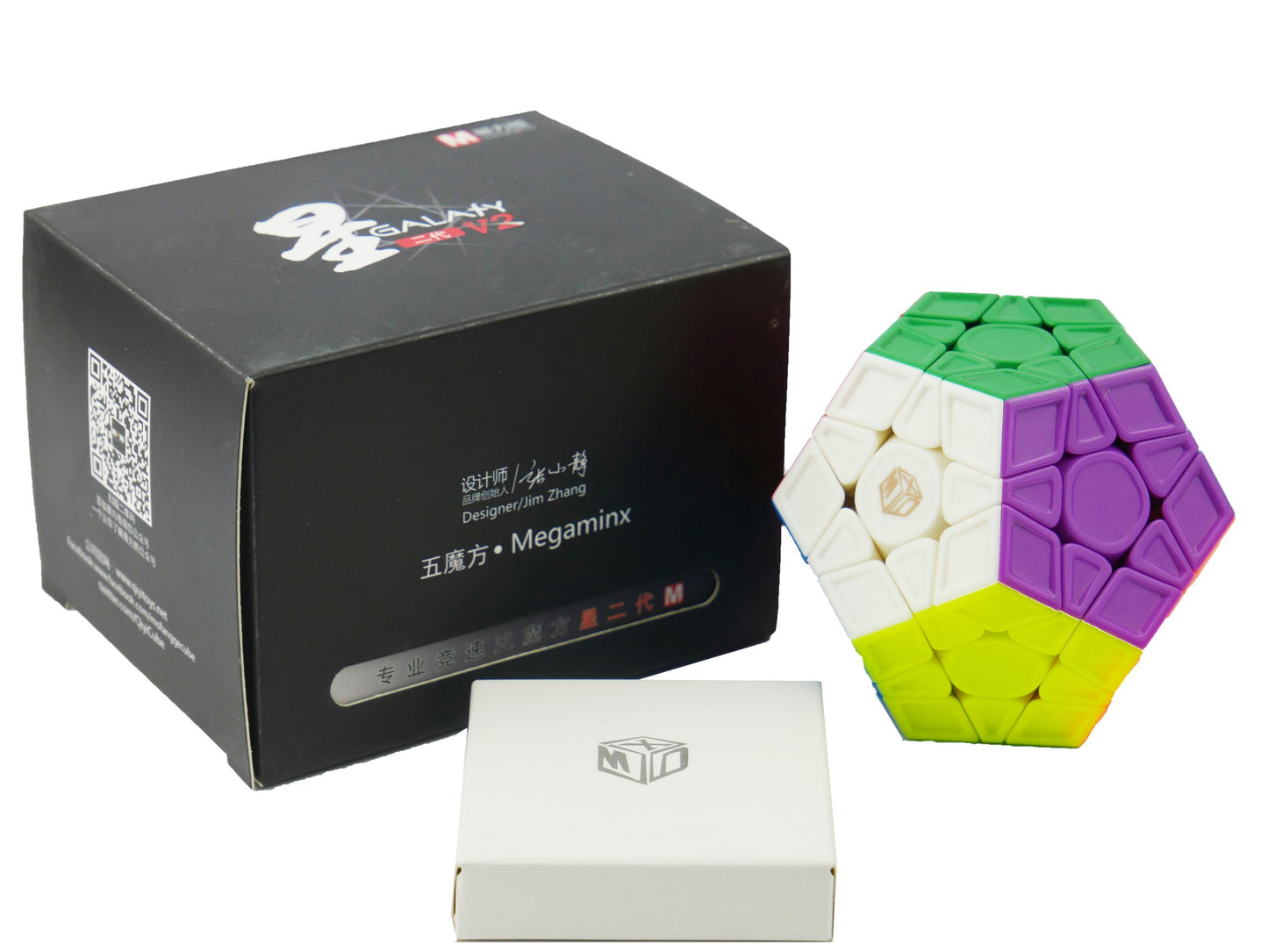 QiYi X-Man Galaxy Megaminx V2 M (sculped) (stickerless)