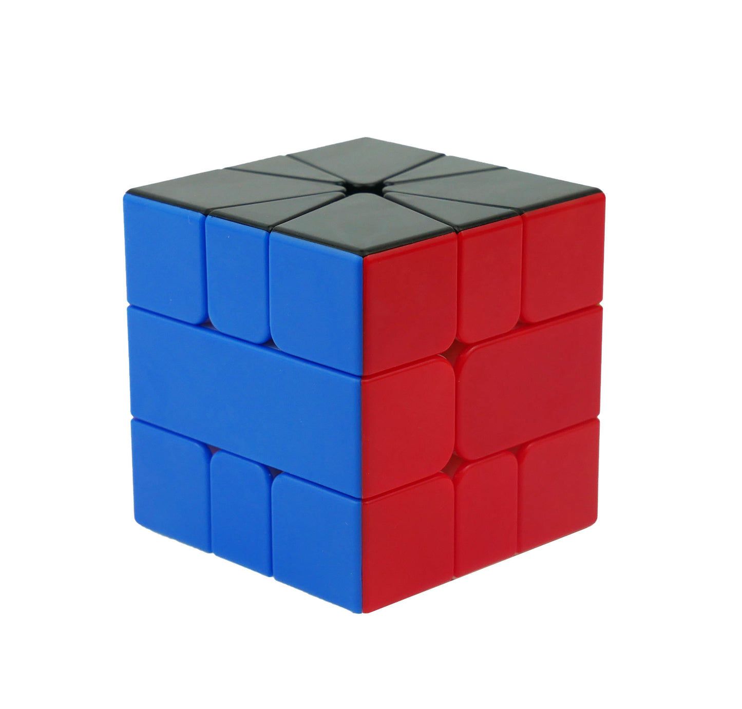 QiYi X-Man Design Volt V2 full magnetic Square-1 (schwarz/weiß) (stickerless)