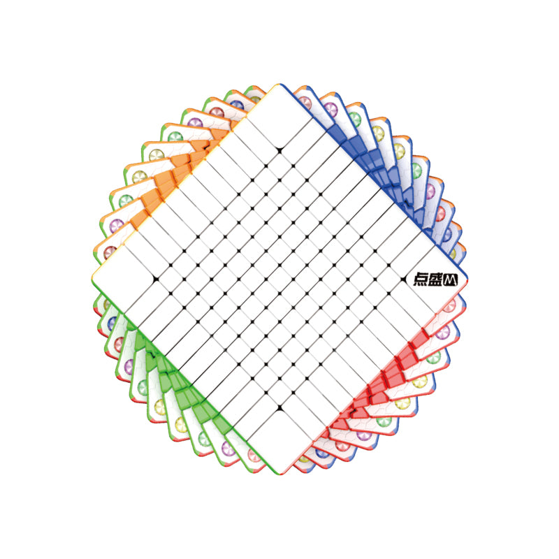 Diansheng Galaxy 11x11x11 stickerless magnetic (primary internals)